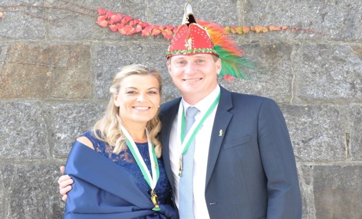 Anita I. und Christian II. sind das neue Raaber Prinzenpaar (Fotos; Narraabia Raab)