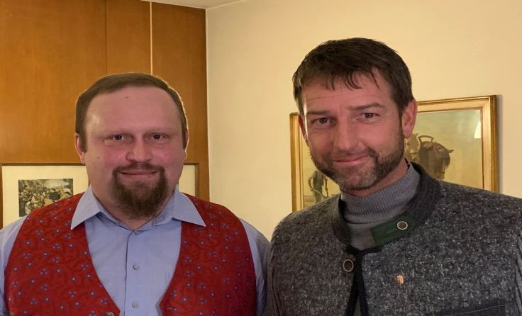 Ortsparteiobmann Karl Haferl und Bundesrat Thomas Schererbauer (v. l.) (Foto: FPÖ)