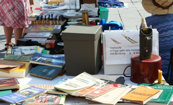 In Schärding findet ein Flohmarkt statt. (Foto: Wodicka)