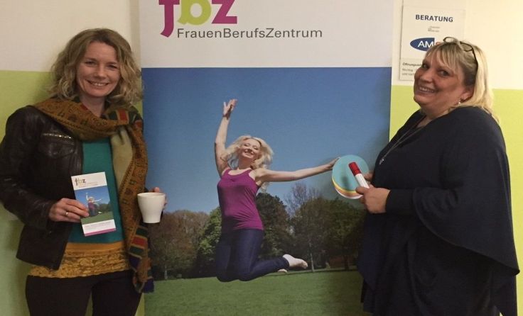 Sandra Zebisch mit Anita Scheirer (v. l.) (Foto: Zebisch)