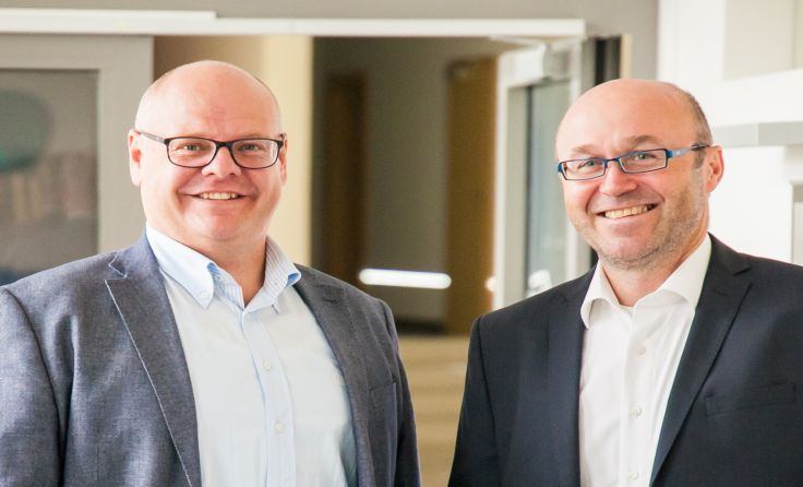 HENNLICH-Geschäftsführer Peter Doblhammer und Gerhard Schwarz
