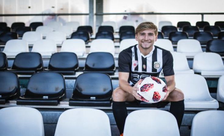 Valentin Grubeck spielt aktuell beim FC Juniors OÖ. (Foto: Kernkompetenzen)