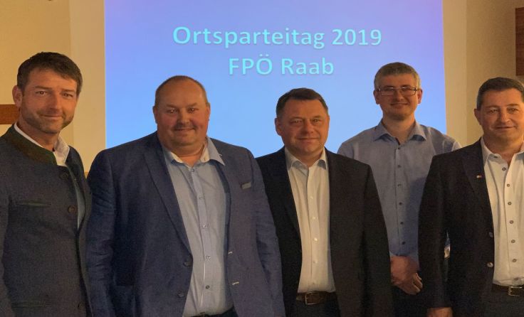 Gintenreiter, Martin Gföllner und Alfred Panholzer (v. l.) Foto: (FPÖ Raab)