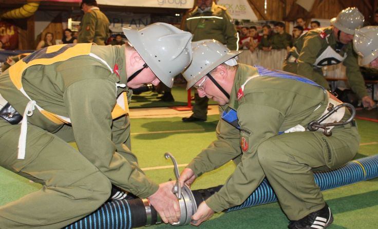 In Hinterndobl wurde verbissen um den Sieg gekämpft. (Fotos: BFKDO Schärding)