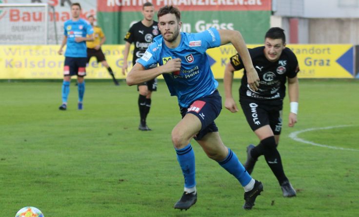 Tobias Schott (blaue Dress) bot in Kalsdorf eine starke Leistung. (Foto: Schröckelsberger)