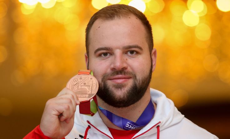 Bronzemedaillengewinner Lukas Weißhaidinger (Foto: gepa pictures)