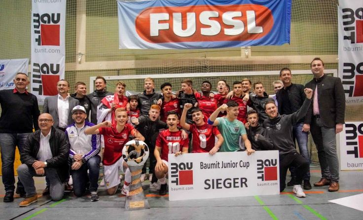 Die siegreichen Nachwuchskicker des VfB Stuttgart. (Foto: Union Esternberg) 