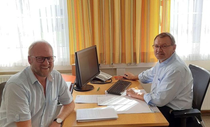Josef Schustereder und Gottfried Schatzberger (v. l.) (Foto: Schlöglmann Martina)