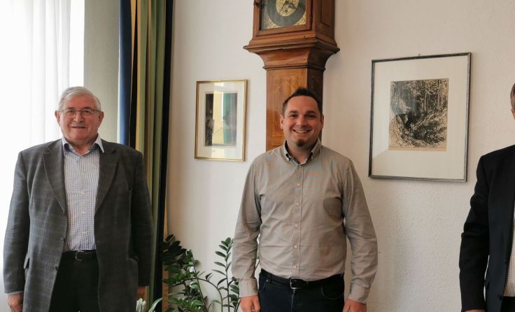 Josef Söberl, Roland Mayrhofer und Bezirkshauptmann Rudolf Greiner (v. l.) (Foto: SPÖ)