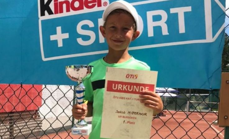 Jakob Mittermayr gewann ein Tennisturnier in Tirol. (Foto: Friedl)