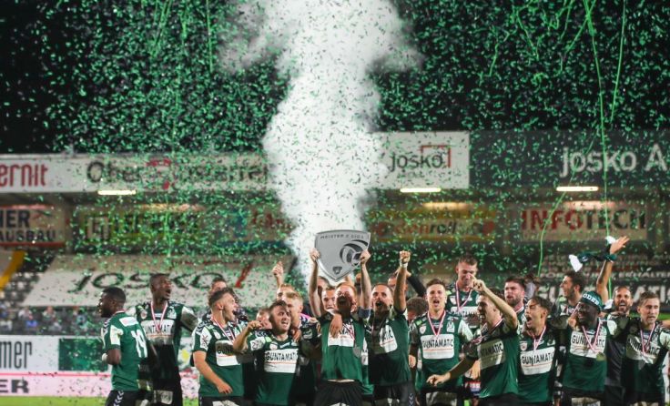 Ried feiert die Meisterschaft (Fotos: Scharinger)