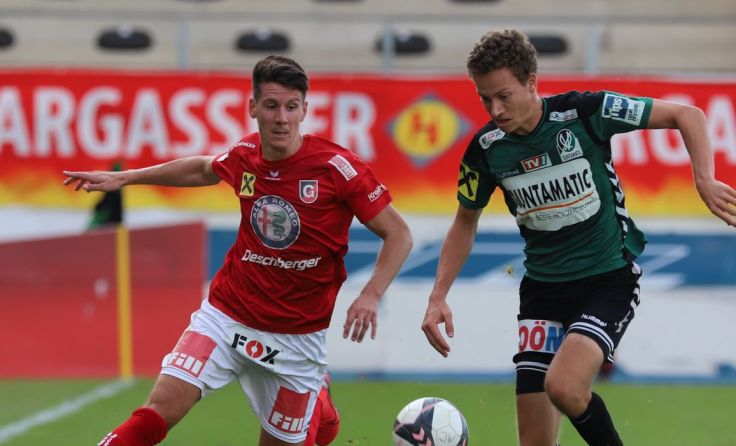 Das Derby zwischen Ried und Gurten endete mit einem Unentschieden. (Foto: Schröckelsberger)