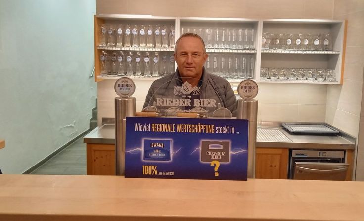 Christian Aigner, Geschäftsführer der Brauerei Ried (Foto: Tarabic)