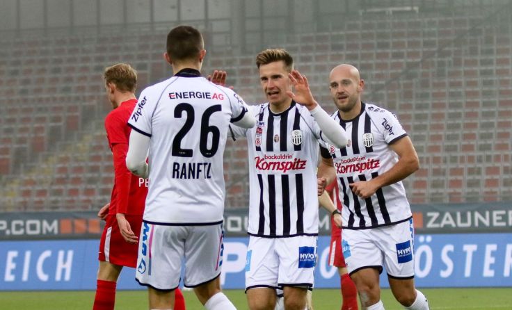 LASK feiert gegen Admira einen souveränen Heimsieg. (Foto: Scharinger)