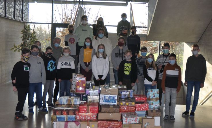 Taufkirchener Schüler unterstützen Kinder in Albanien. (Foto: VS/NMS Taufkirchen)