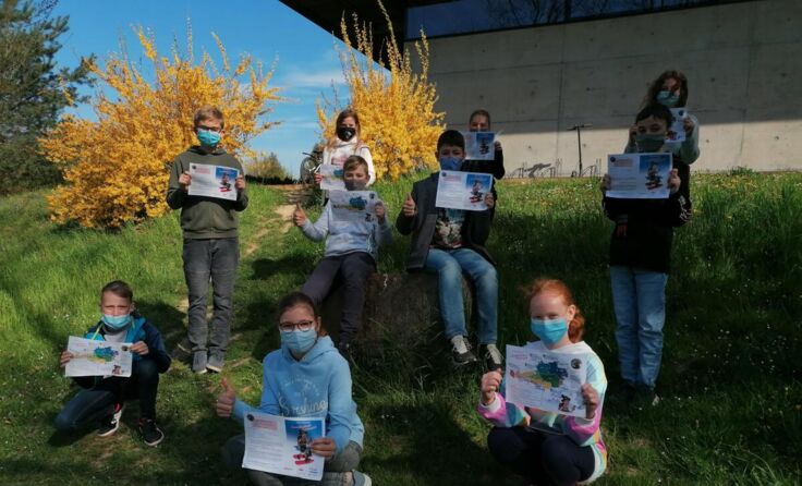 Taufkirchner Schüler begaben sich auf eine Lesereise. (Foto: BBM)