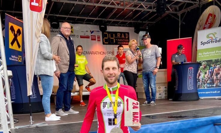 Sebastian Michetschläger gewann das 24-Stunden-Radrennen in Grieskirchen. (Foto: Team Alpha)