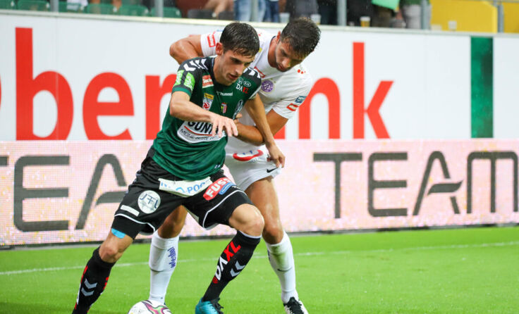 Ante Bajic traf zum 1:0. (Foto: (c) 2021 Reinhard Schröckelsberger)