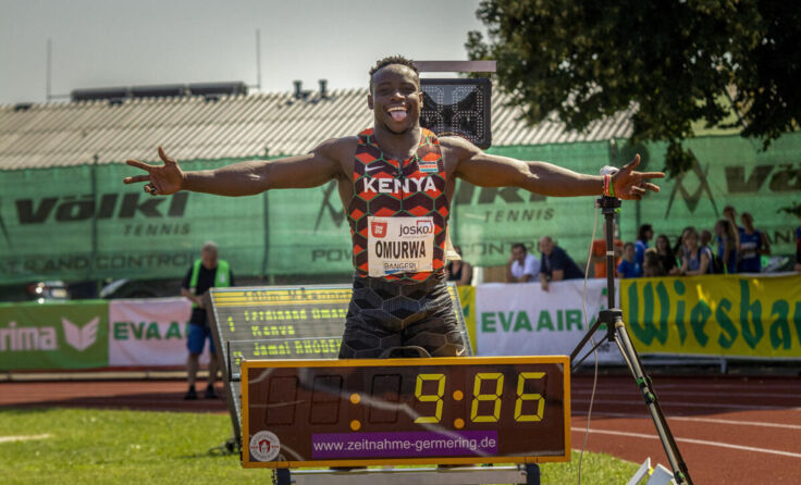 Ferdinand Omanyala Omurawa lief eine Fabelzeit. (Foto: Foto: Mühlböck)