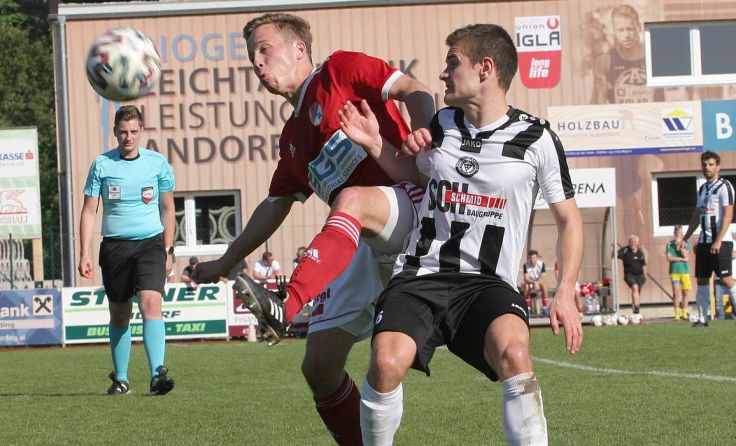 Andorfs Jacob Manetsgruber (l.) und seine Jungs wollen Schärding ärgern. (Foto: Pirkes)