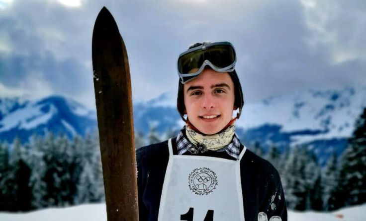 Moritz Brandt als Toni Sailer. (Foto: Privat)
