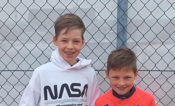 astian (l.) und Elias Jank vom Tennisverein Andorf (Foto: ATV Andorf)