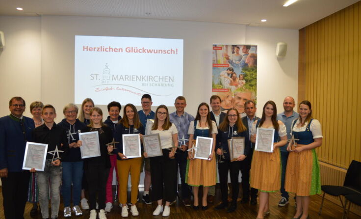 Der St. Marienkirchner Award wurde für das Jahr 2021 verliehen. (Foto: Gemeindeamt)