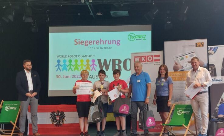 Das Siegerteam in der Kategorie Elementary. (Foto: MS Riedau)