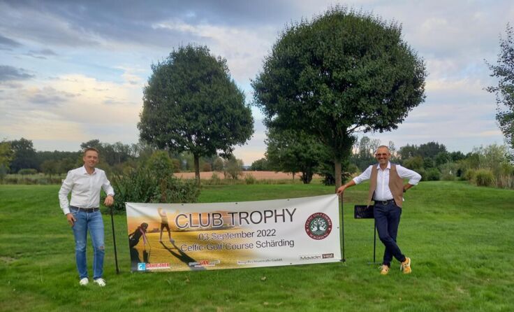 Thomas Gahleiter (l.) und Harald Kopr organisierten die Club Trophy. (Foto: Tarabic)