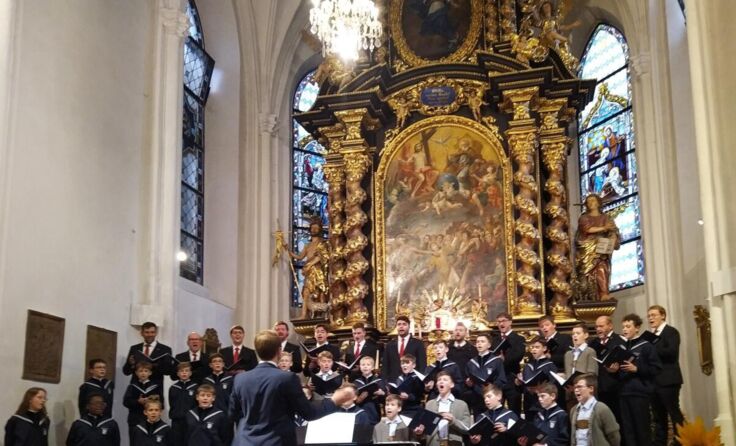 Die St. Florianer Sängerknaben sorgten für beste Unterhaltung. (Foto: Seniorenbund)