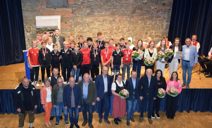 Die Sportlerehrung fand im Kubinsaal statt. (Foto: Stadtgemeinde)