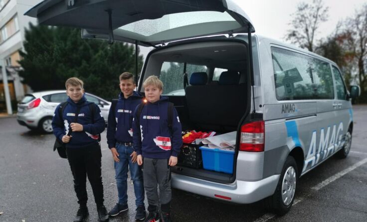 Elementary Team Aqua-Bots der MS Riedau. (Foto: WRO Austria / Techno-Z Braunau)