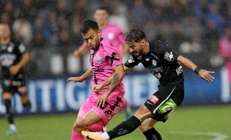 Sascha Horvath (l.) und seine LASK-Mitspieler stehen im Derby unter Druck. (Foto: GEPA pictures)