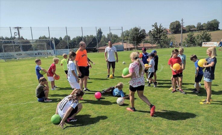 Das Nachwuchscamp in Enzenkirchen bot tolle Unterhaltung. (Foto: Union Enzenkirchen)