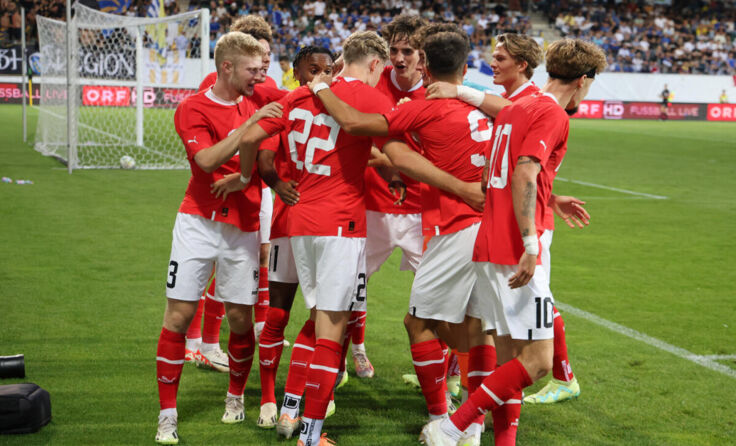Das U21-Nationalteam kickt wieder in Ried. (Foto: (c) 2023 Schröckelsberger Reinhard)