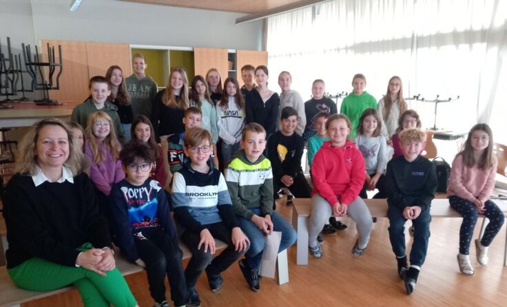 Volksschüler aus Taufkirchen an der Pram. (Foto: BBMS)