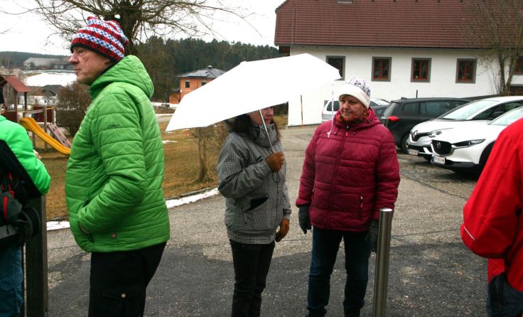 Nieselregen trübte die Soirtfreude nicht. (Fotos: PVBOFrHans Leitner)