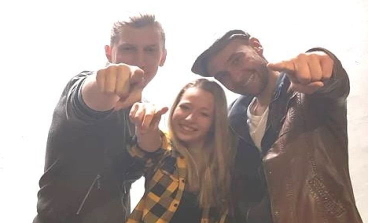 Siegerin Ines Strohmaier mit Tom Candussi (l.) und Christian Schmitz Linnarz