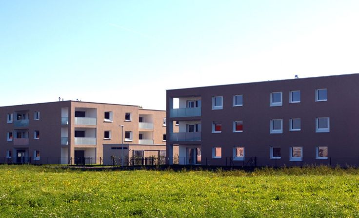 Die neue Wohnanlage in der Schiefeckerstraße in Altheim wurde eröffnet. Foto: Vorich