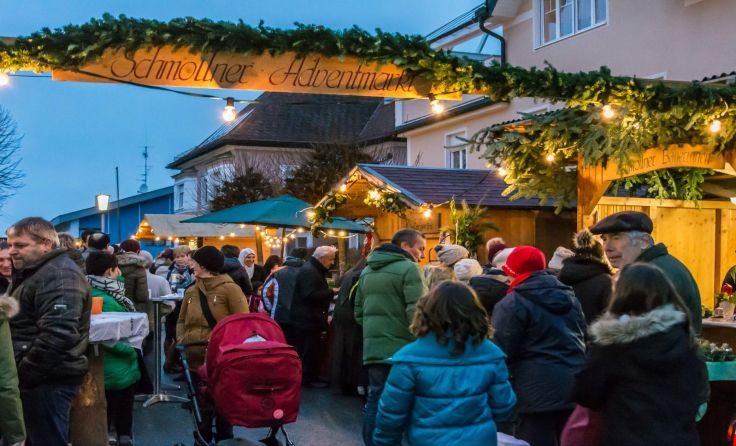 Der Schmollner Adventmarkt öffnet am 1. und 2. Dezember seine Tore. Foto: Franziska Forstenpointner