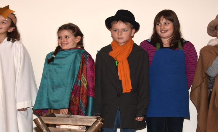 Die Schüler hatten Spaß beim Altheimer Krippenspiel. Foto: Privat