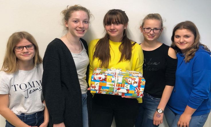 Die Aktion „Christkindl in der Schuhschachtel“ Foto: Privat