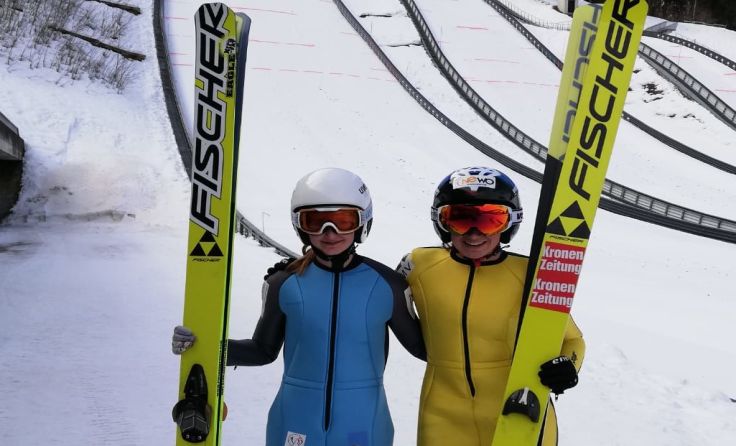 Julia Mühlbacher (l.) und Vanessa Moharitsch konnten wieder mit Siegen glänzen. Foto: Privat