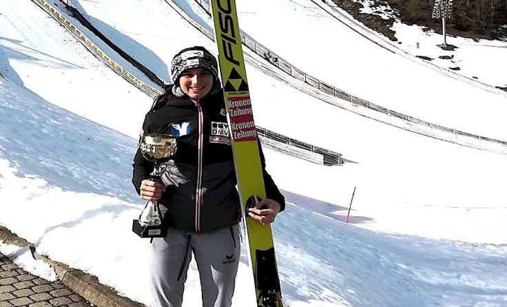 Skispringerin Vanessa Moharitsch Foto: Privat
