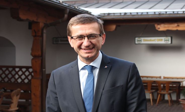 Wirtschafts-Landesrat Markus Achleitner besuchte den Bezirk Braunau. Foto: Tips/Kobler