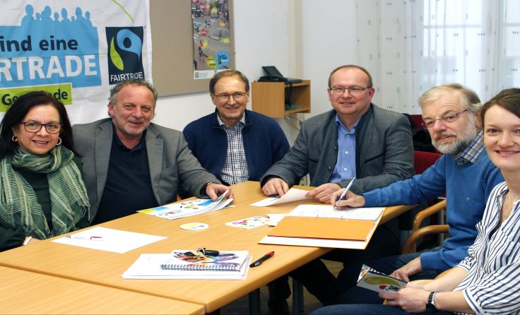 Der Fairtrade-Arbeitskreis der Stadt Braunau Foto: Stadt Braunau