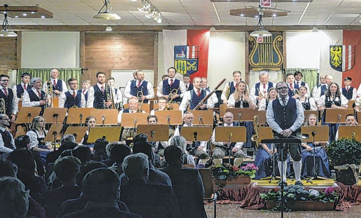Die Trachtenkapelle Solinger spielt ein abwechslungsreiches Konzert. Foto: Privat