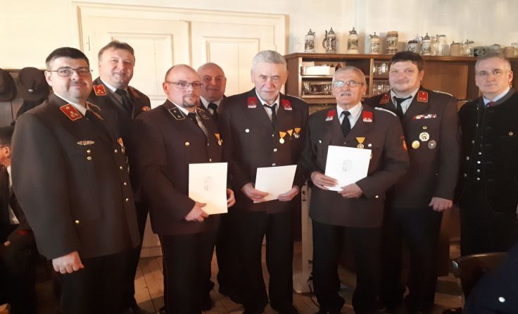 Die Feuerwehr Aspach blickte auf das Jahr 2018 zurück. Foto: Privat