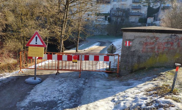 Die Absperrungen konnten mittlerweile wieder entfernt werden. Foto: Stadtamt Braunau