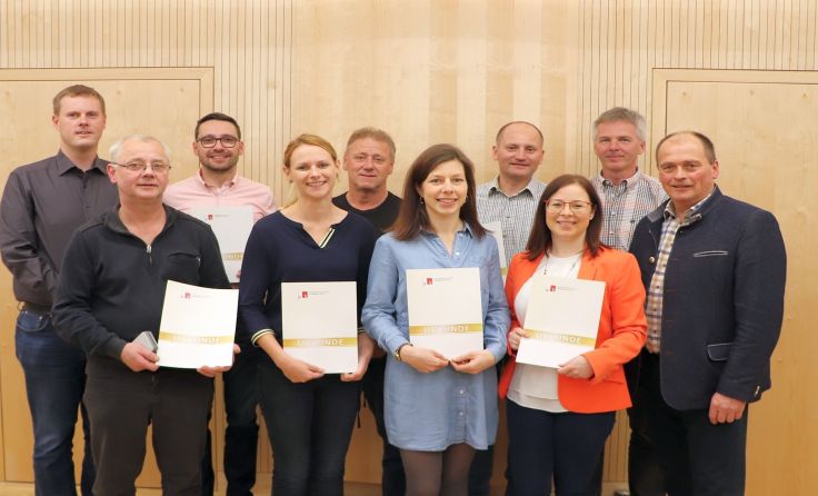 Die Trachtenmusikkapelle Weng konnte verdiente Mitglieder auszeichnen. Foto: Privat